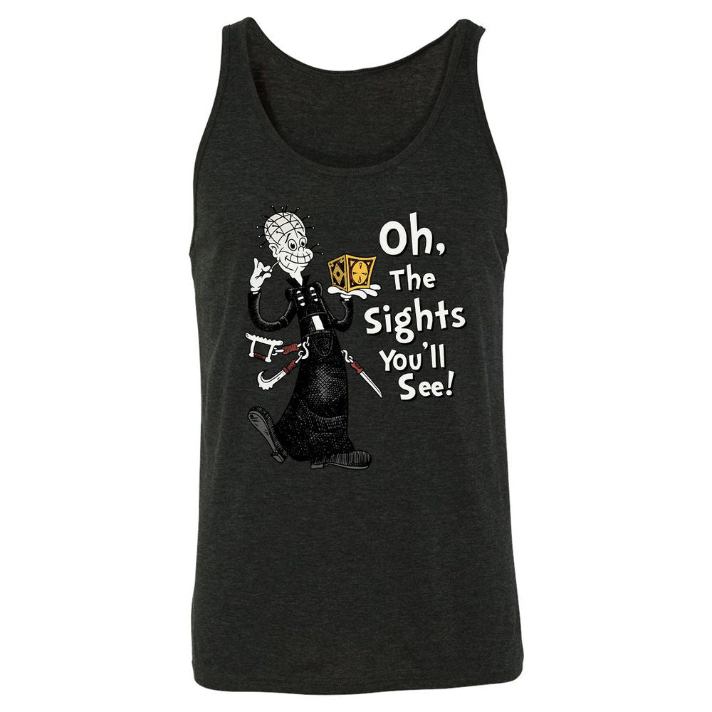 Unisex Jersey Tank - UM6A4CS2 - Charcoal Black Triblend - 5