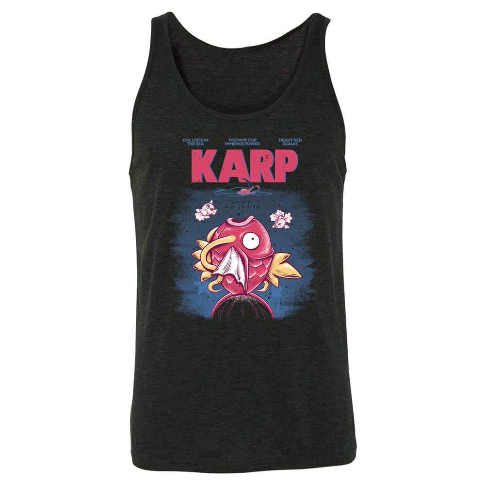 Unisex Jersey Tank - LQ751CW5 - Charcoal Black Triblend - 5