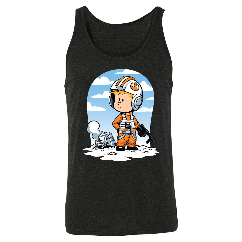 Calvin - Charcoal Black Triblend - 5