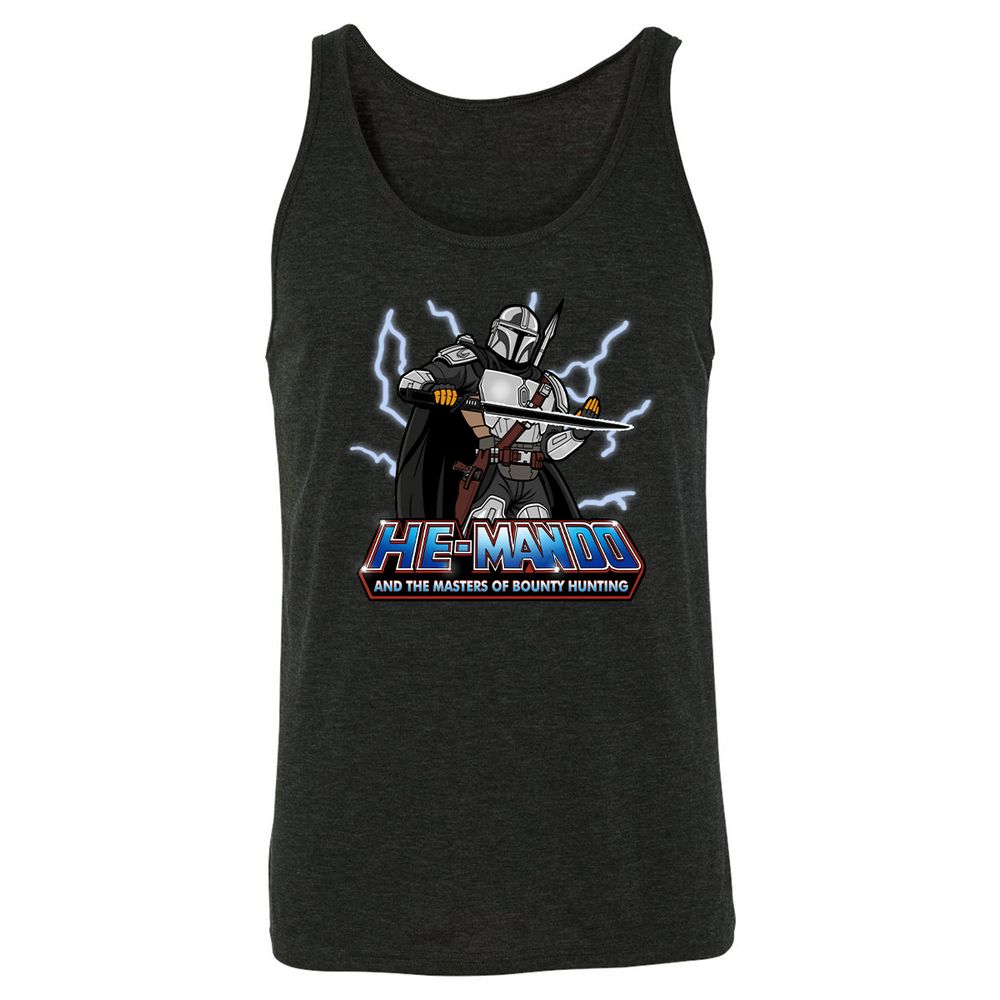 Unisex Jersey Tank - R753DRDR - Charcoal Black Triblend - 5