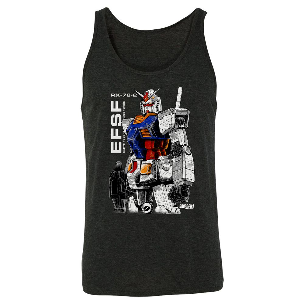 Unisex Jersey Tank - LAAQXJZV - Charcoal Black Triblend - 5