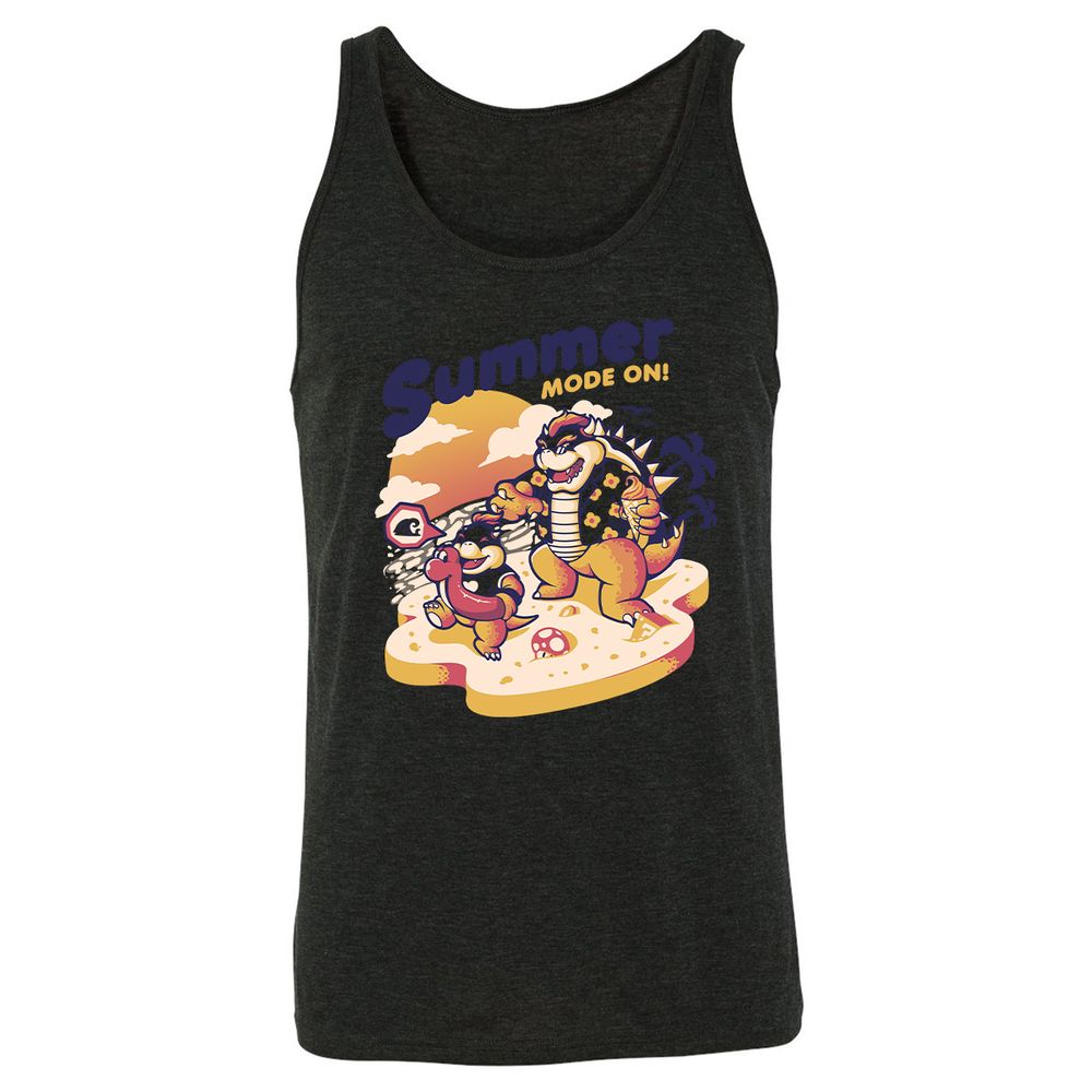 Unisex Jersey Tank - 1Z3ZB1DA - Charcoal Black Triblend - 5