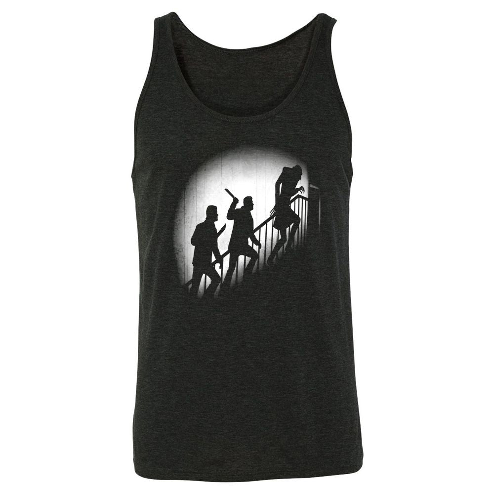 Unisex Jersey Tank - D79XNWX9 - Charcoal Black Triblend - 5
