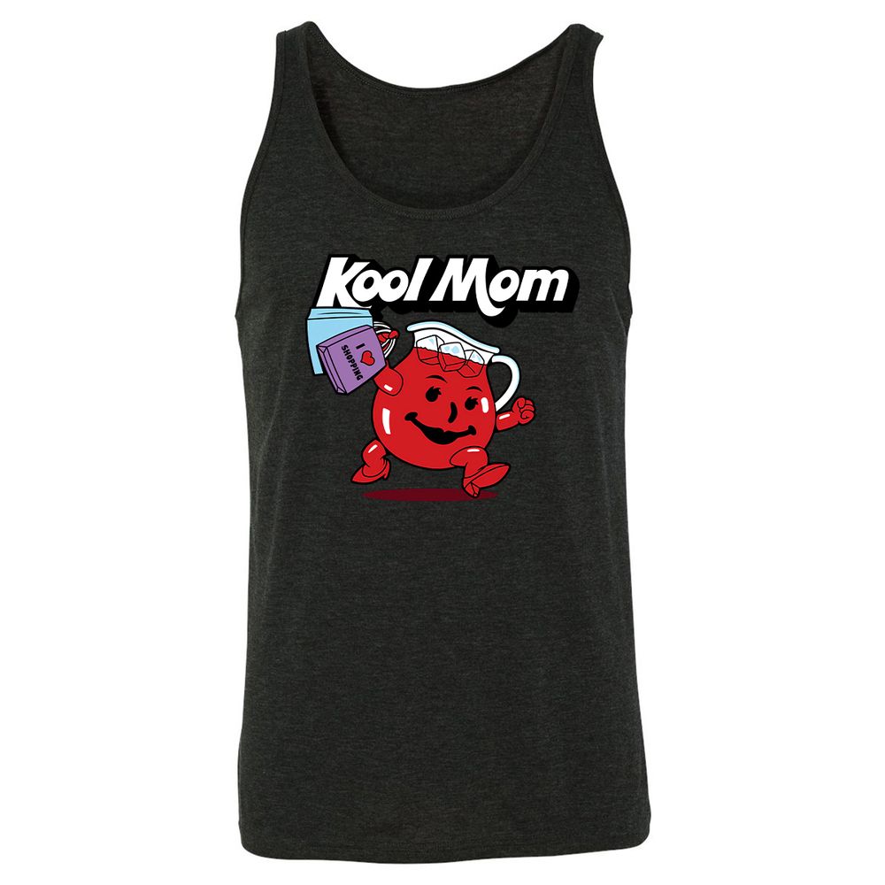 Unisex Jersey Tank - U7Q24UZP - Charcoal Black Triblend - 5
