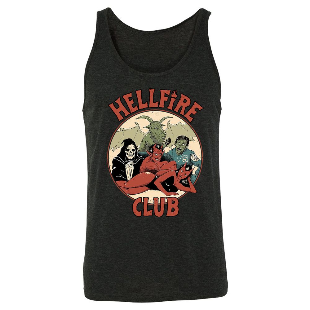 Unisex Jersey Tank - 57ESAPLQ - Charcoal Black Triblend - 5