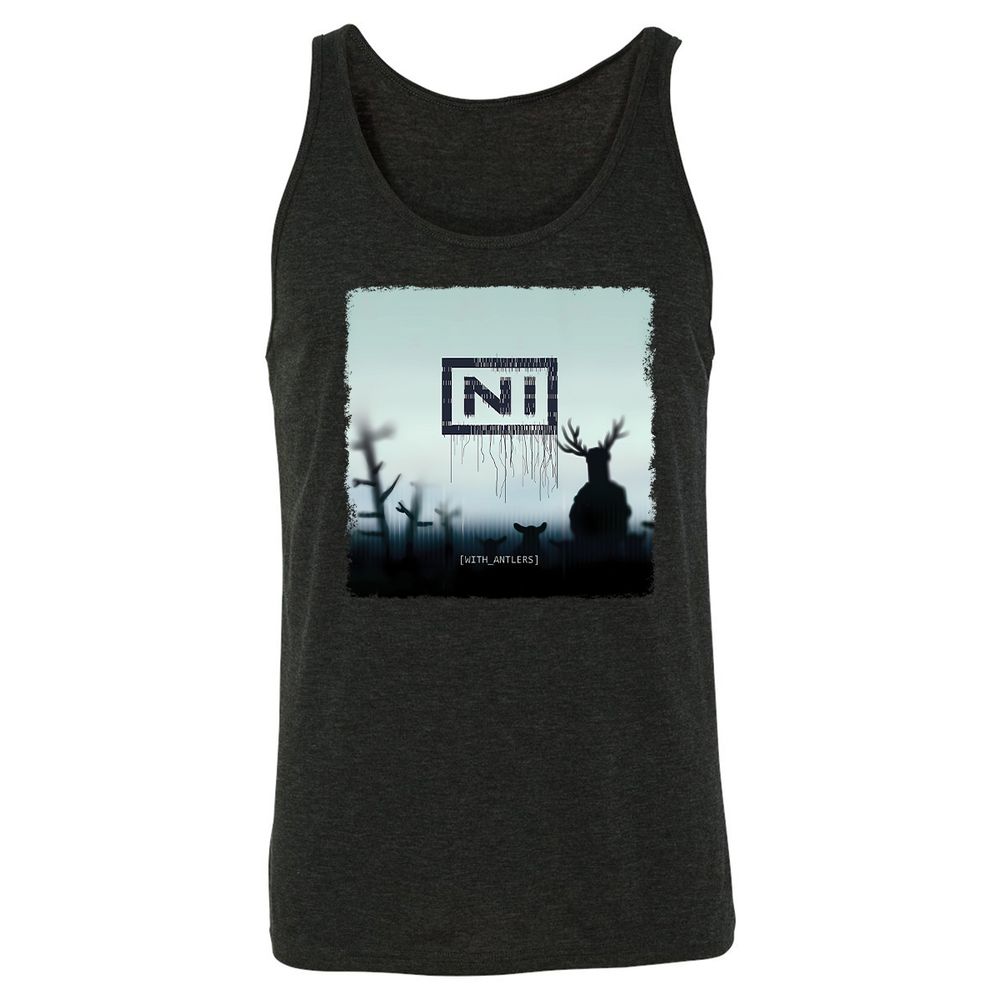 Unisex Jersey Tank - PZQA9QM8 - Charcoal Black Triblend - 5