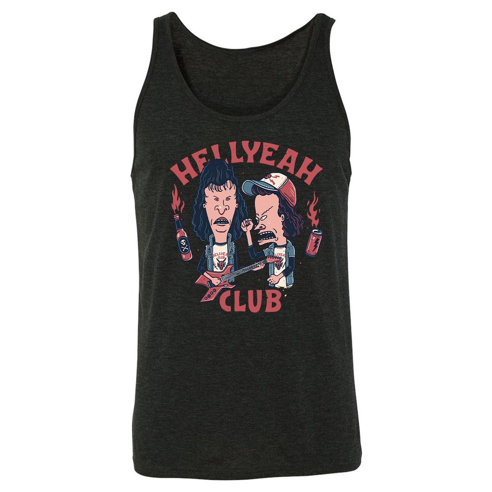 Unisex Jersey Tank - 71GN1MCP - Charcoal Black Triblend - 5