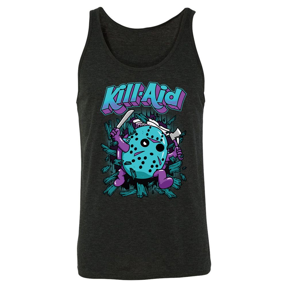 Unisex Jersey Tank - Q8PB2RSA - Charcoal Black Triblend - 5