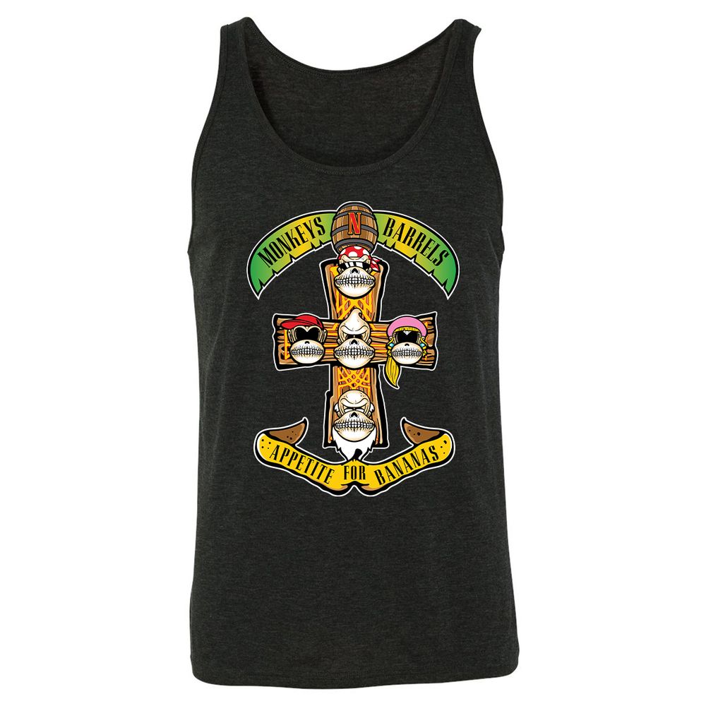Unisex Jersey Tank - 263QXSQ1 - Charcoal Black Triblend - 5