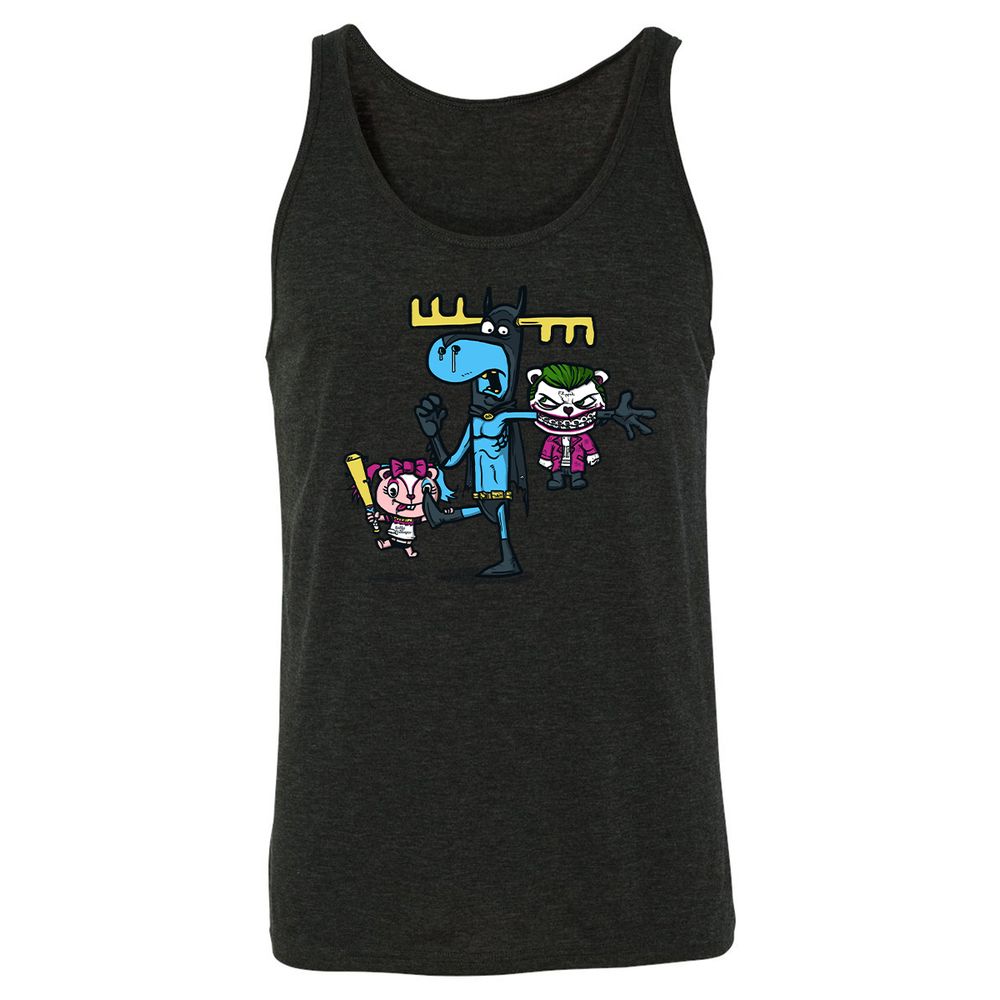 Unisex Jersey Tank - WATYMZJD - Charcoal Black Triblend - 5