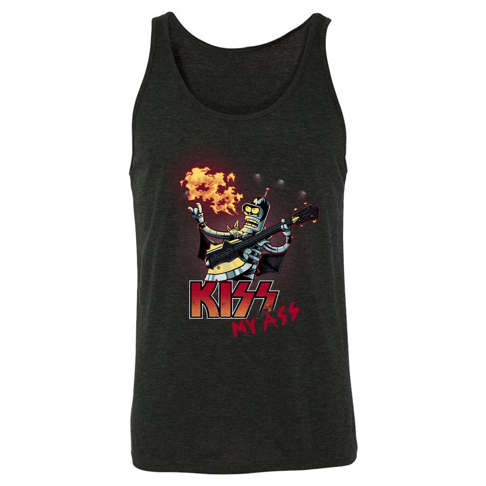 Unisex Jersey Tank - H4R386G8 - Charcoal Black Triblend - 5
