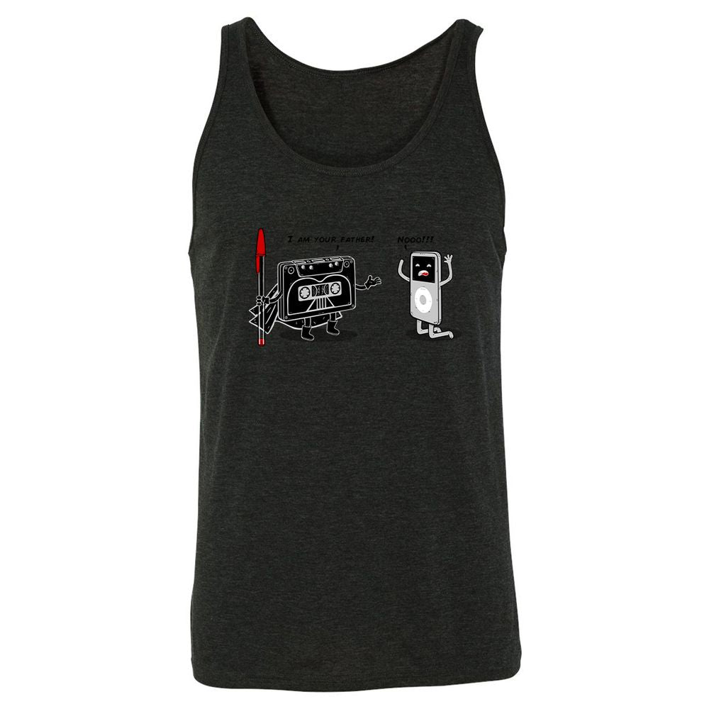 Unisex Jersey Tank - RNQFTLUK - Charcoal Black Triblend - 5