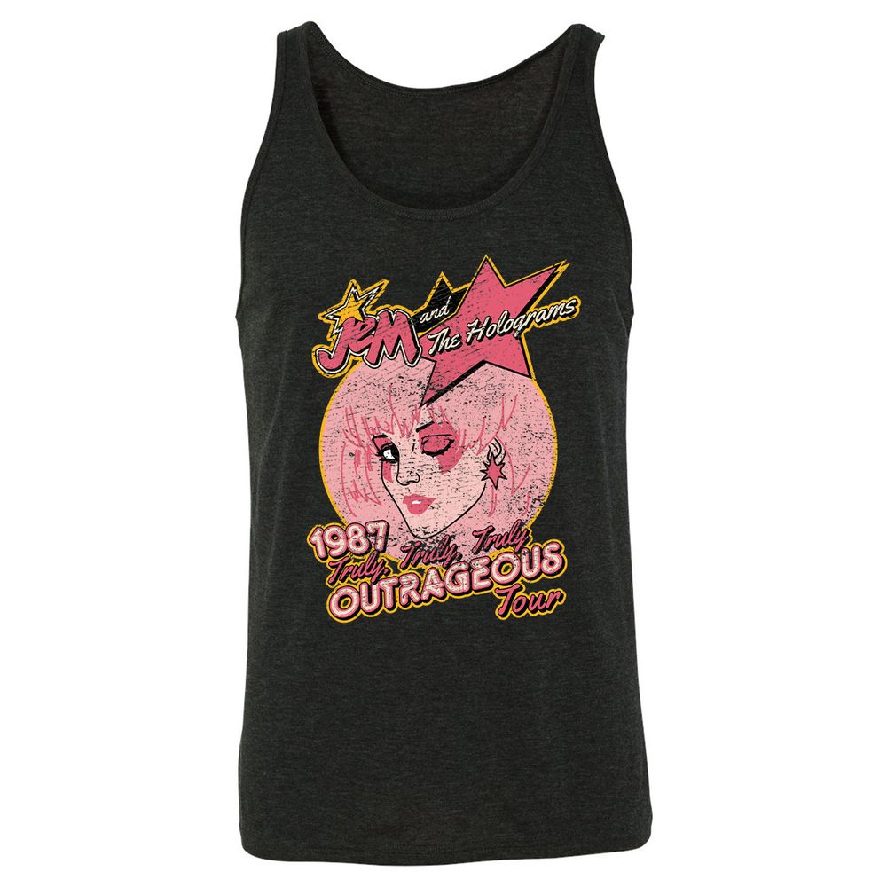 Unisex Jersey Tank - U5EKRC6D - Charcoal Black Triblend - 5