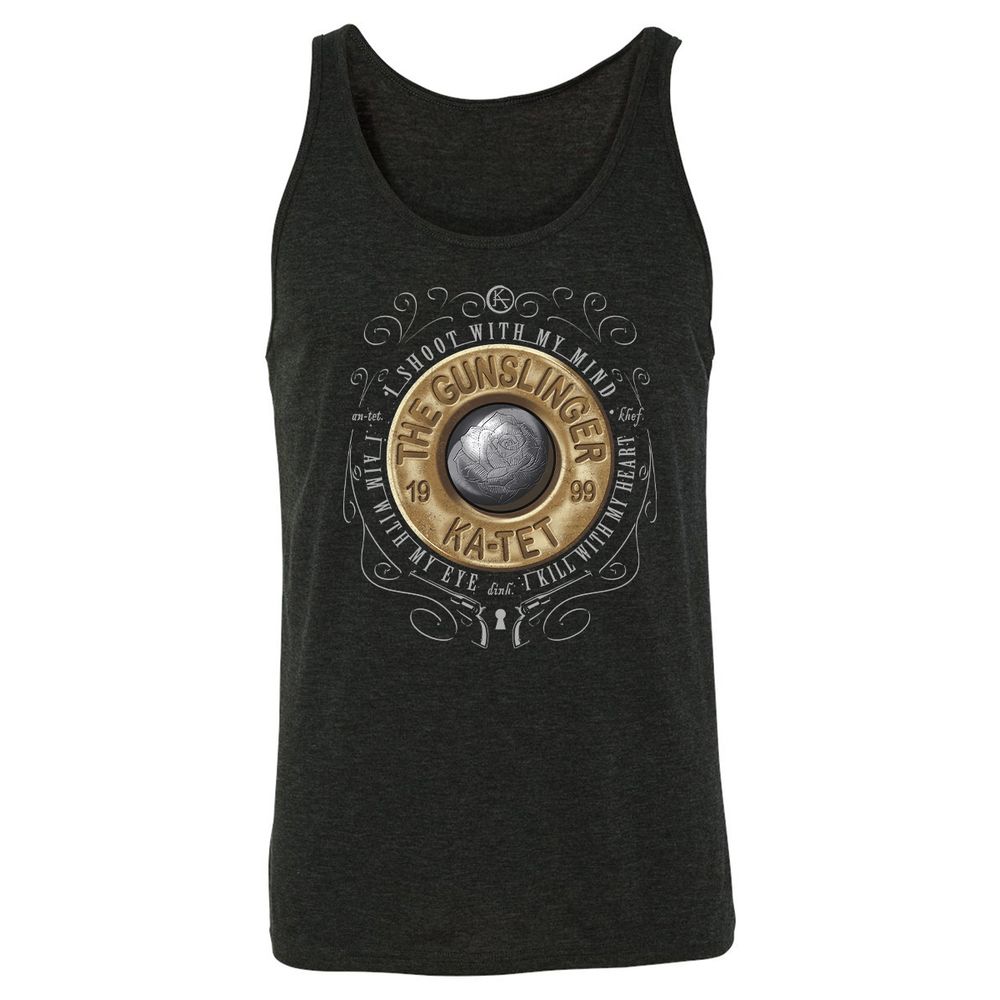 Unisex Jersey Tank - 1ST4ZXBJ - Charcoal Black Triblend - 5