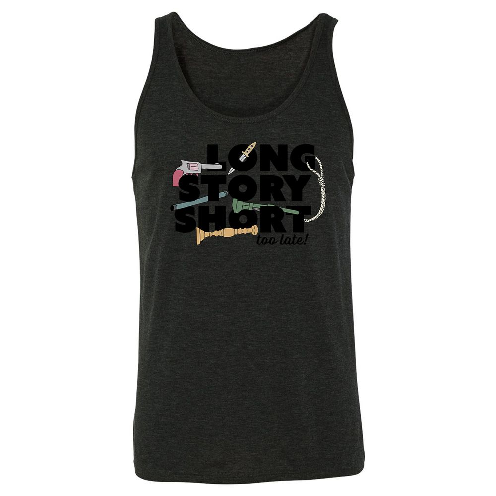 Unisex Jersey Tank - KT7LY6VQ - Charcoal Black Triblend - 5