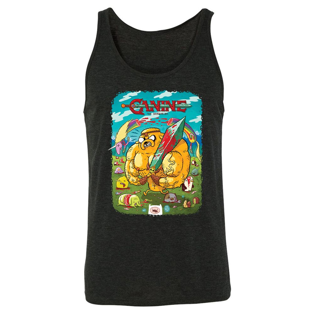 Unisex Jersey Tank - K4ADEDX6 - Charcoal Black Triblend - 5