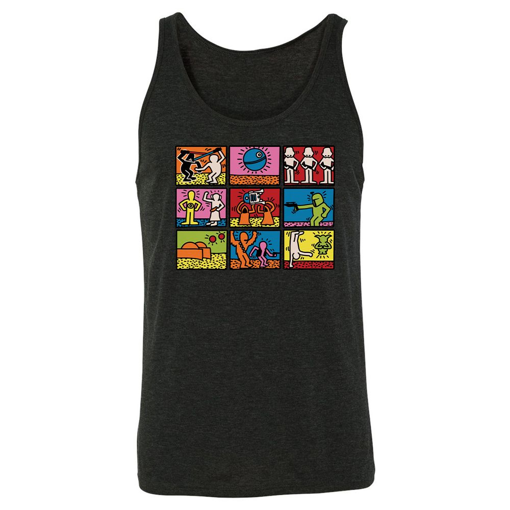 Unisex Jersey Tank - KVR4FC36 - Charcoal Black Triblend - 5