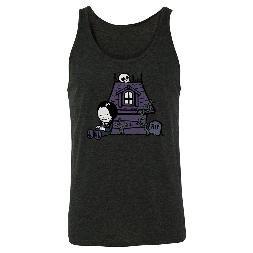Unisex Jersey Tank - 3HXV232E - Charcoal Black Triblend - 5