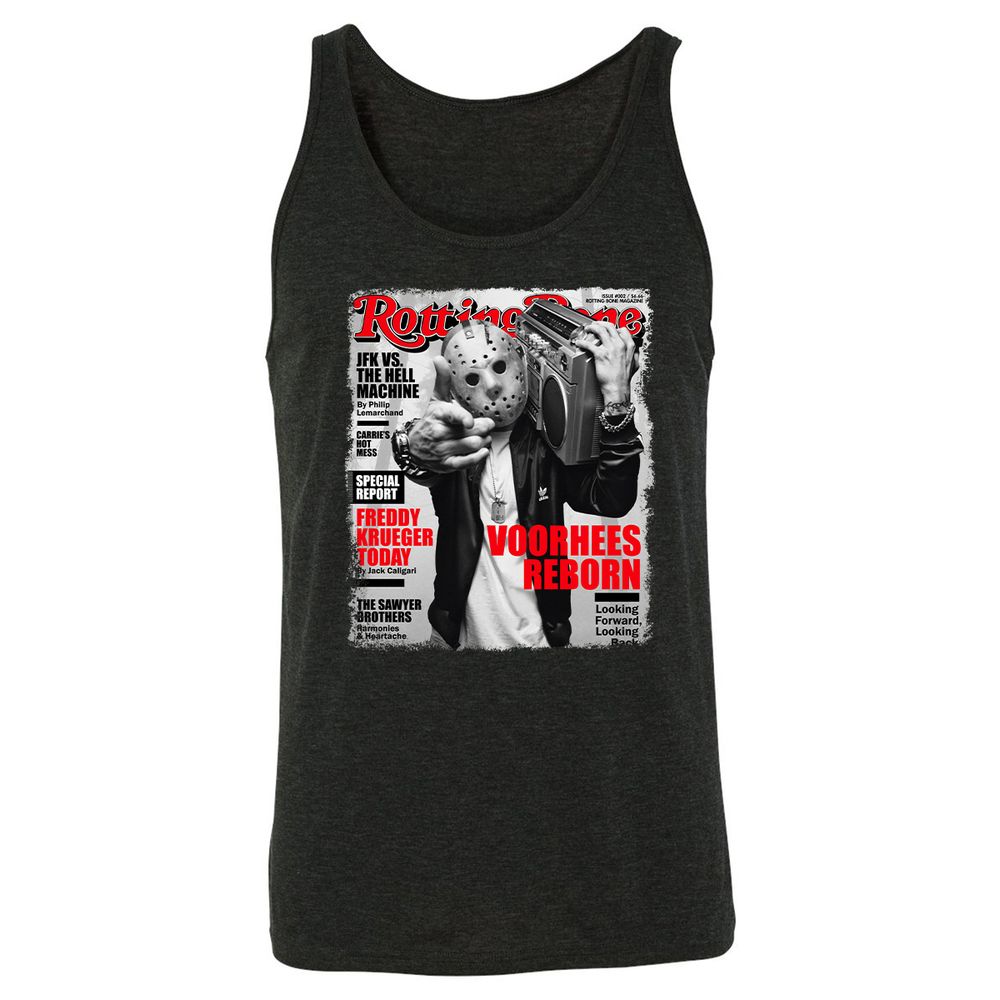 Unisex Jersey Tank - 4JMK4WAE - Charcoal Black Triblend - 5