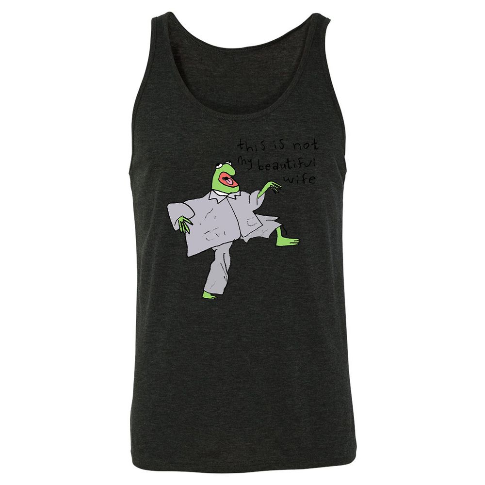 Unisex Jersey Tank - JFDR7VNQ - Charcoal Black Triblend - 5