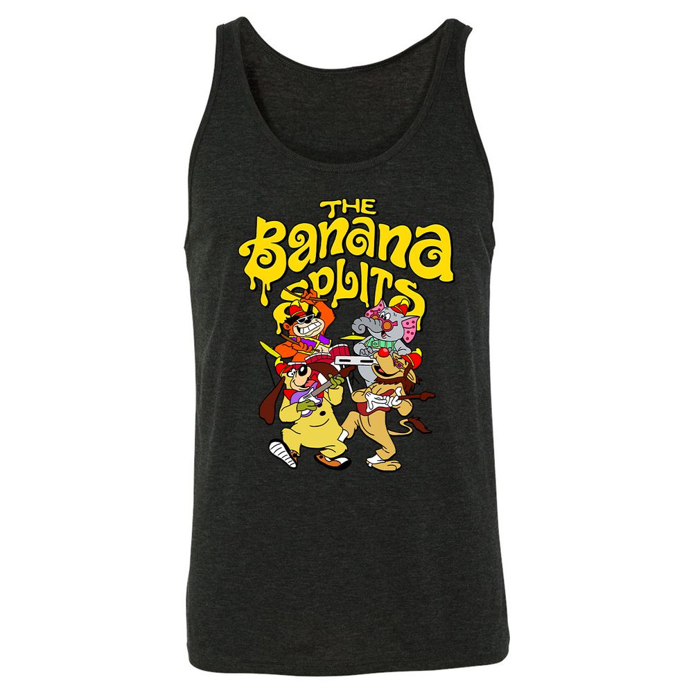 Unisex Jersey Tank - R6LWHUQY - Charcoal Black Triblend - 5