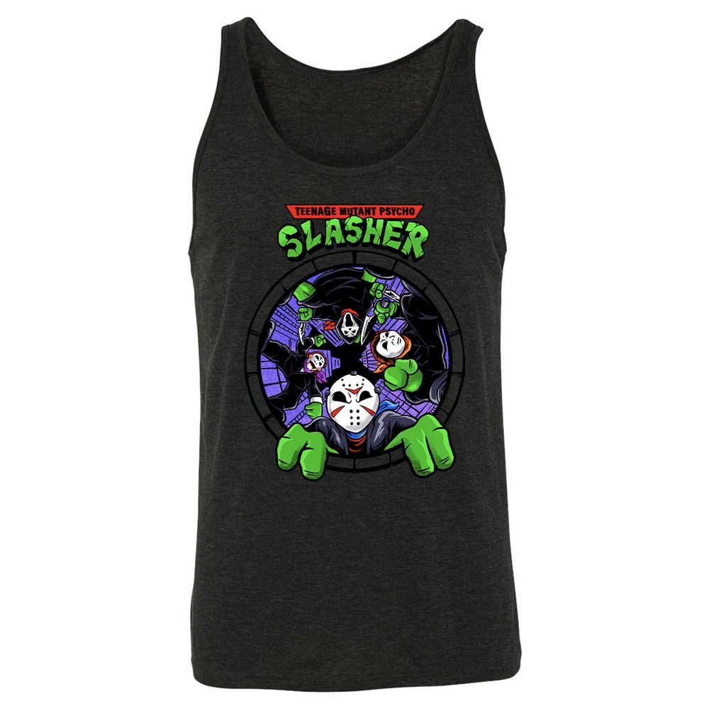 Unisex Jersey Tank - 36DLXCWN - Charcoal Black Triblend - 5