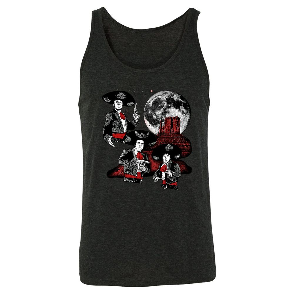 Unisex Jersey Tank - ZKMKUH89 - Charcoal Black Triblend - 5