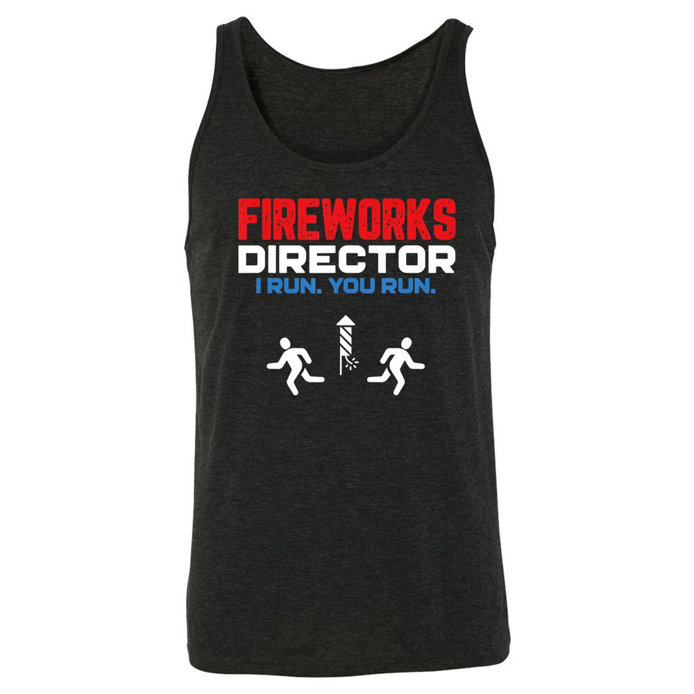 Unisex Jersey Tank - AV9ELU4W - Charcoal Black Triblend - 5