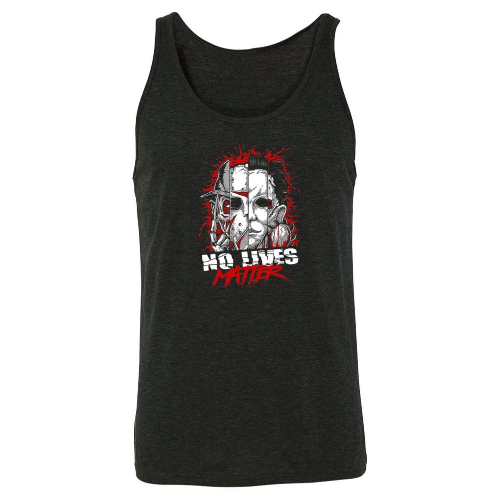 Unisex Jersey Tank - 71MFY7P1 - Charcoal Black Triblend - 5