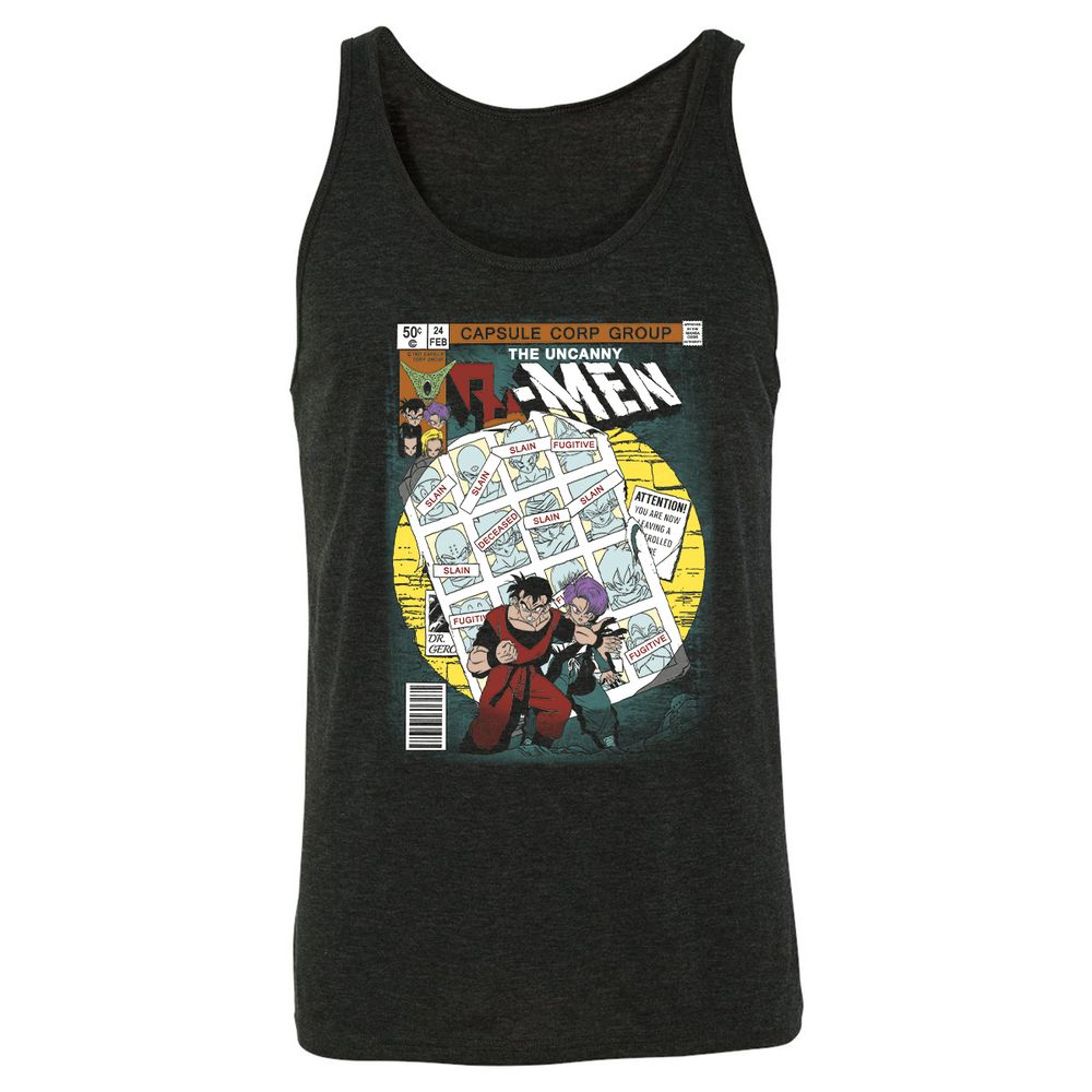 Unisex Jersey Tank - A8QWYAJL - Charcoal Black Triblend - 5