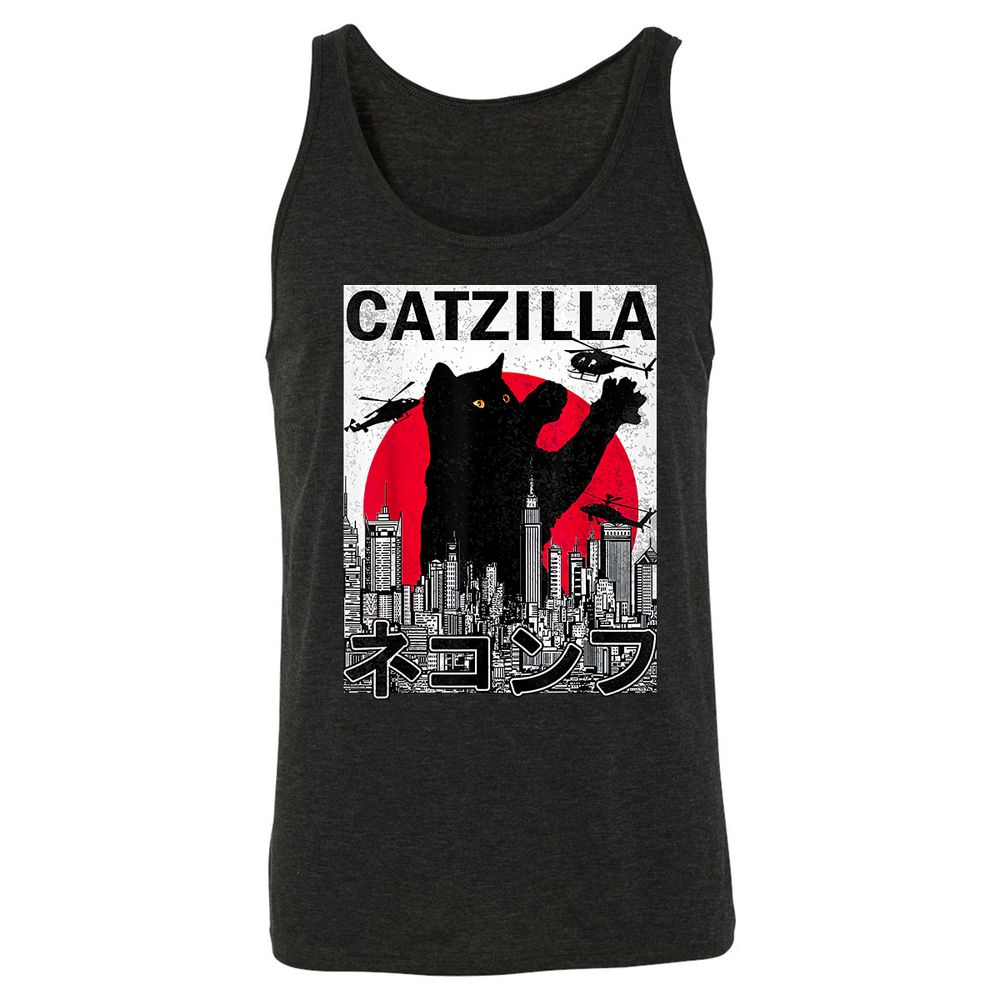 Unisex Jersey Tank - V64LK1FG - Charcoal Black Triblend - 5