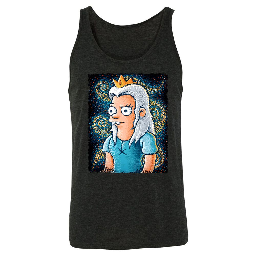 Unisex Jersey Tank - GBN5M7Z9 - Charcoal Black Triblend - 5