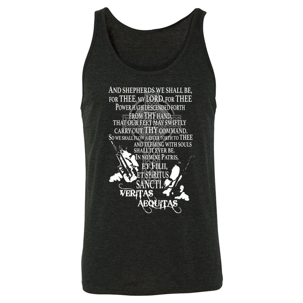 Unisex Jersey Tank - T6BV8L5K - Charcoal Black Triblend - 5