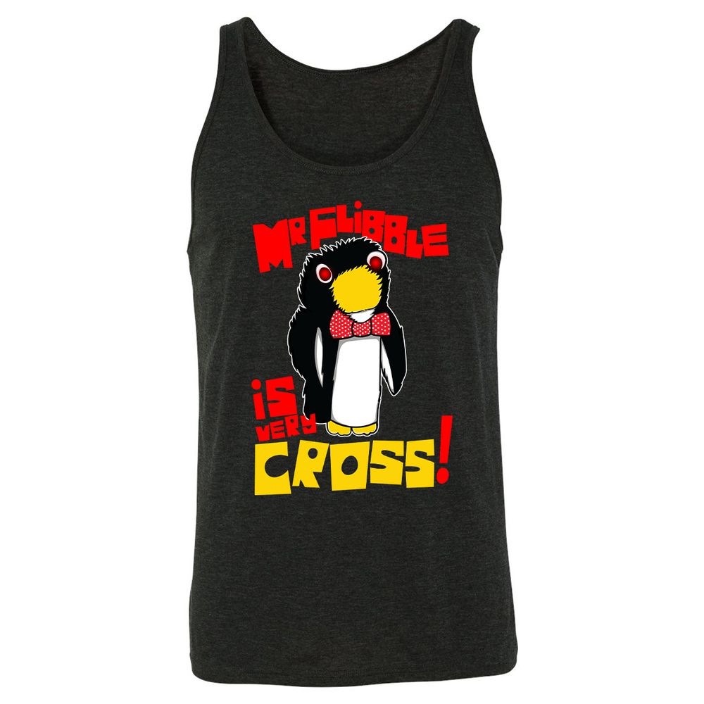 Mr Flibble is very Cross - Charcoal Black Triblend - 5