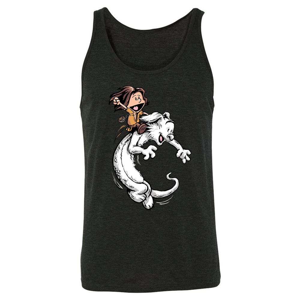 Unisex Jersey Tank - YFDHS6RN - Charcoal Black Triblend - 5