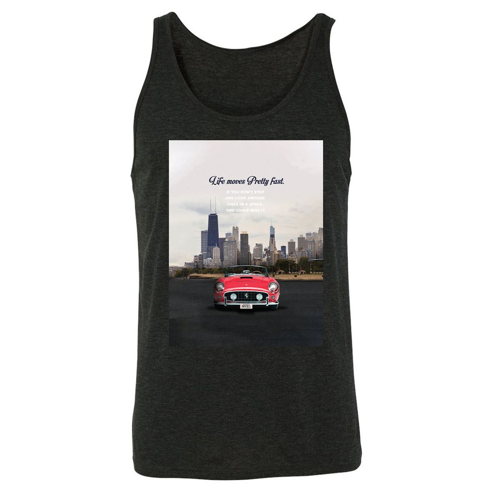 Unisex Jersey Tank - 465ZK571 - Charcoal Black Triblend - 5