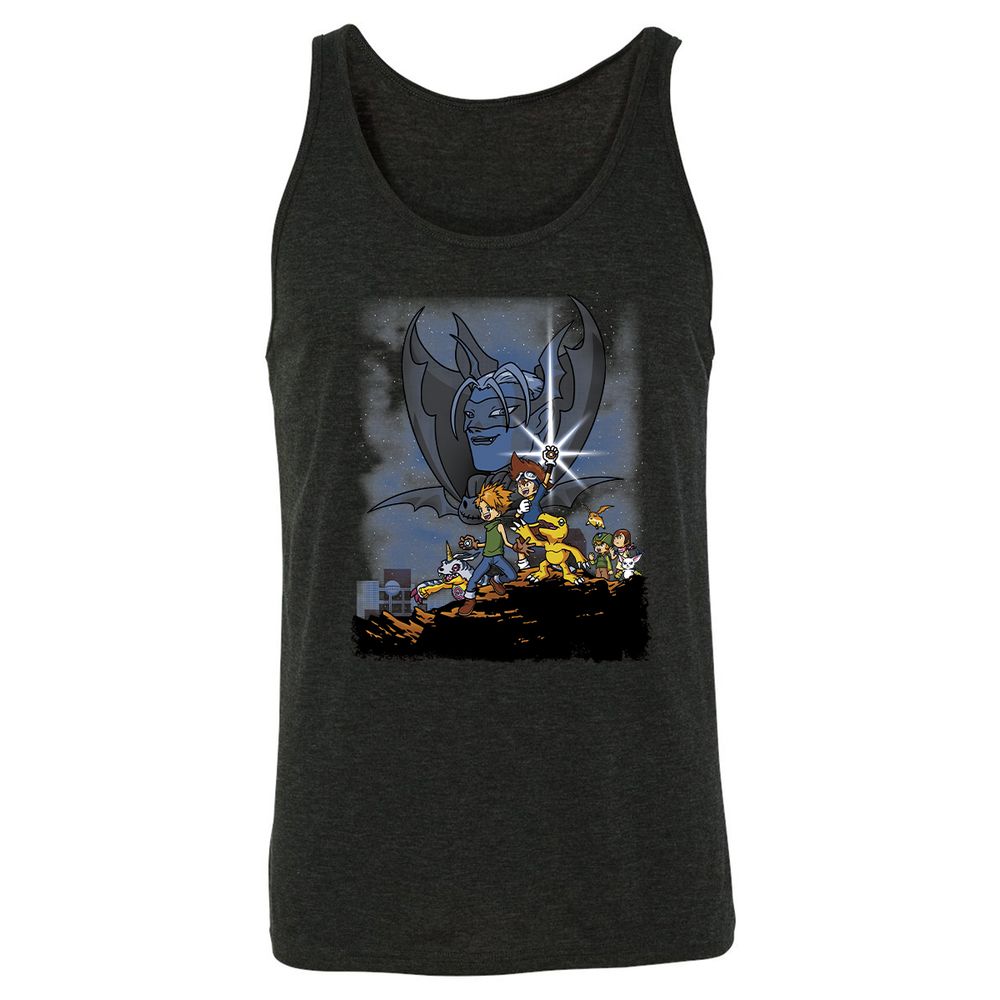 Unisex Jersey Tank - E3UF9U59 - Charcoal Black Triblend - 5