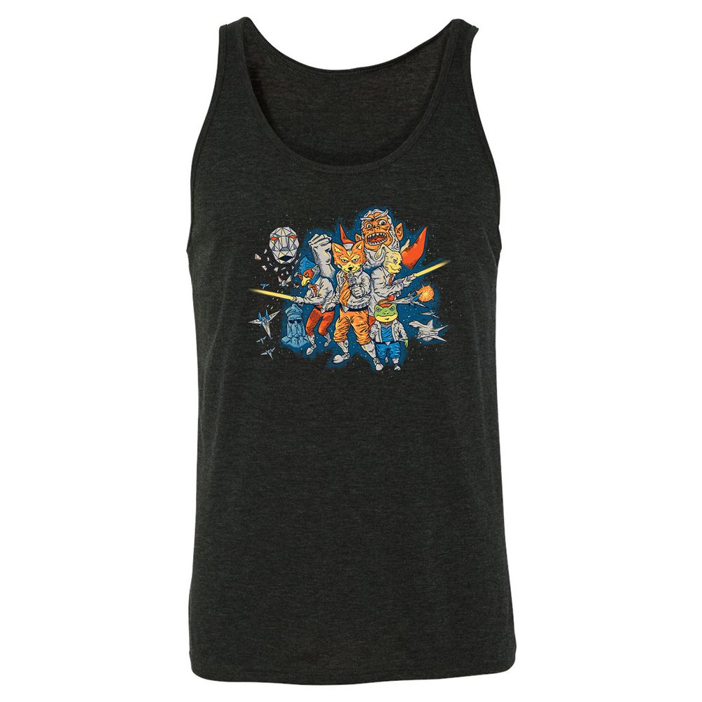 Unisex Jersey Tank - XQ45WR84 - Charcoal Black Triblend - 5