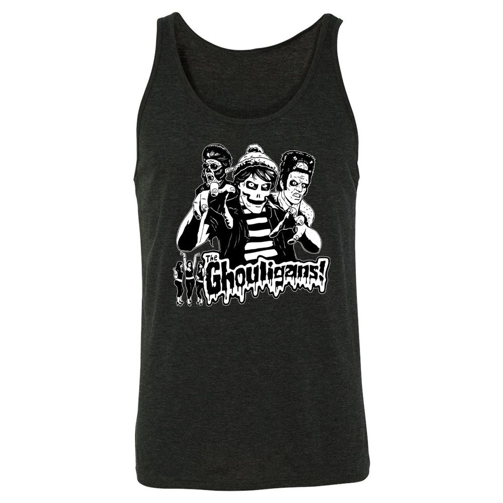 Unisex Jersey Tank - TA1MBQNS - Charcoal Black Triblend - 5