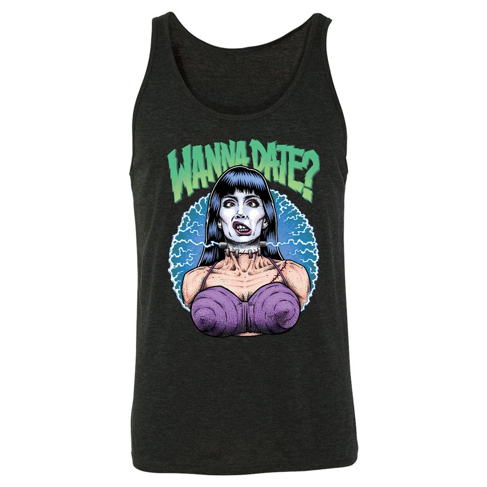 Unisex Jersey Tank - MVR1YYHH - Charcoal Black Triblend - 5