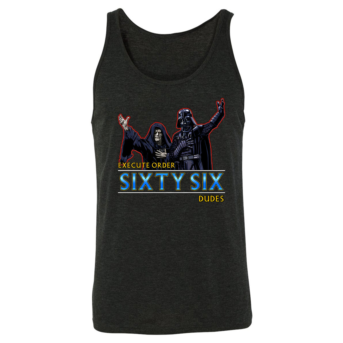 Unisex Jersey Tank - FAX6A988 - Charcoal Black Triblend - 5