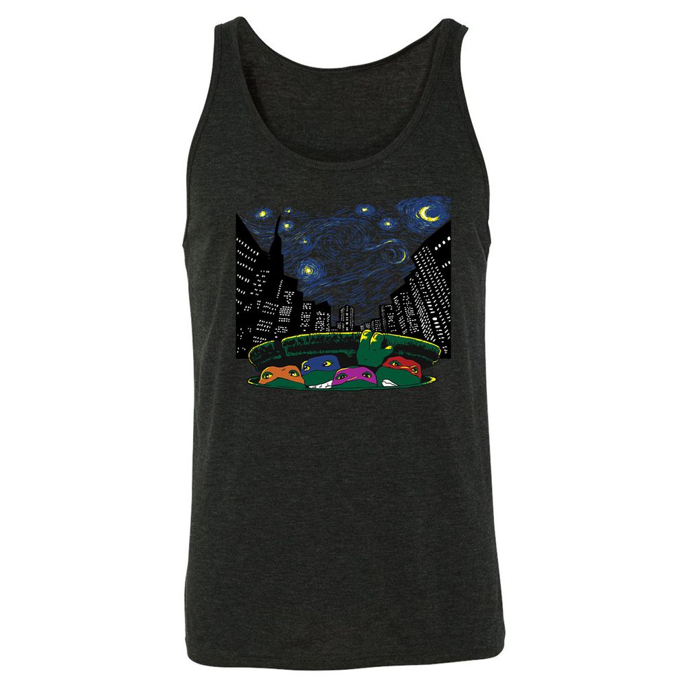 Unisex Jersey Tank - AUAHRD78 - Charcoal Black Triblend - 5