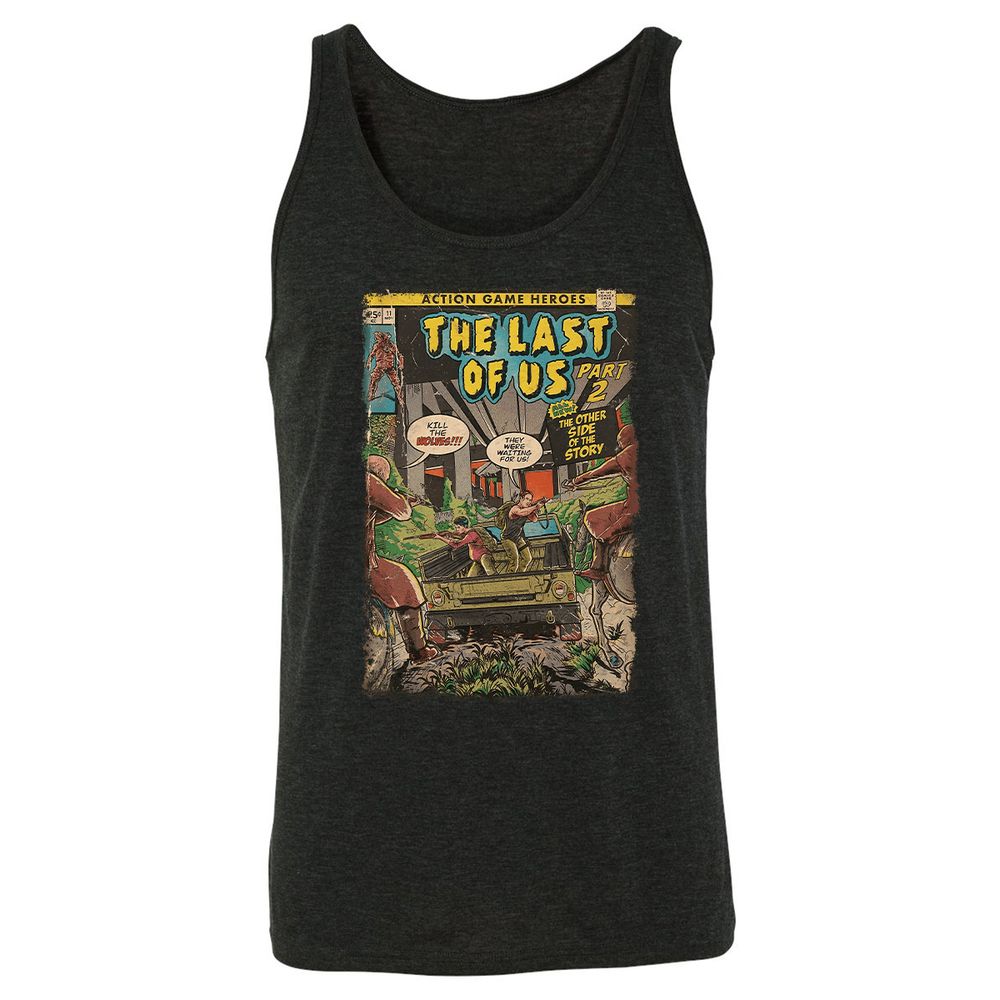 Unisex Jersey Tank - KLGN6QR1 - Charcoal Black Triblend - 5