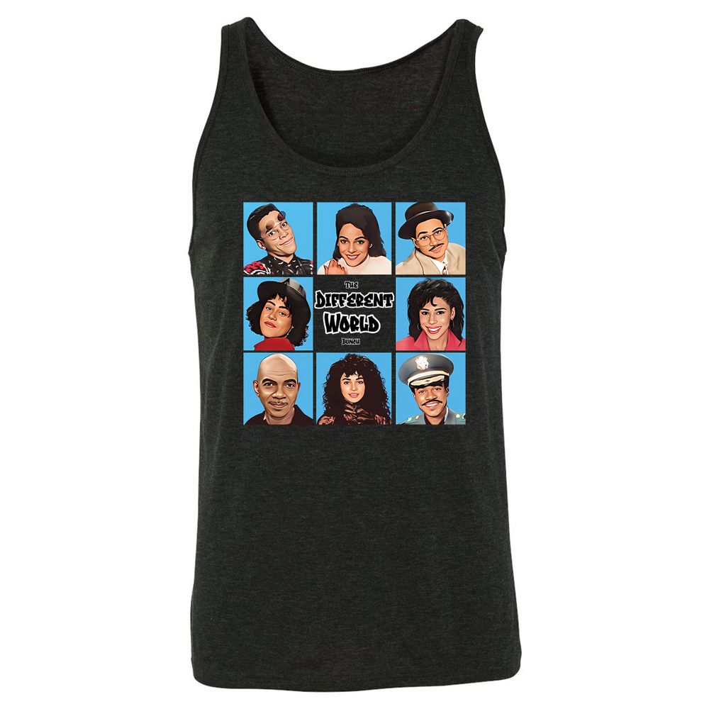 Unisex Jersey Tank - 1NEL1Y74 - Charcoal Black Triblend - 5