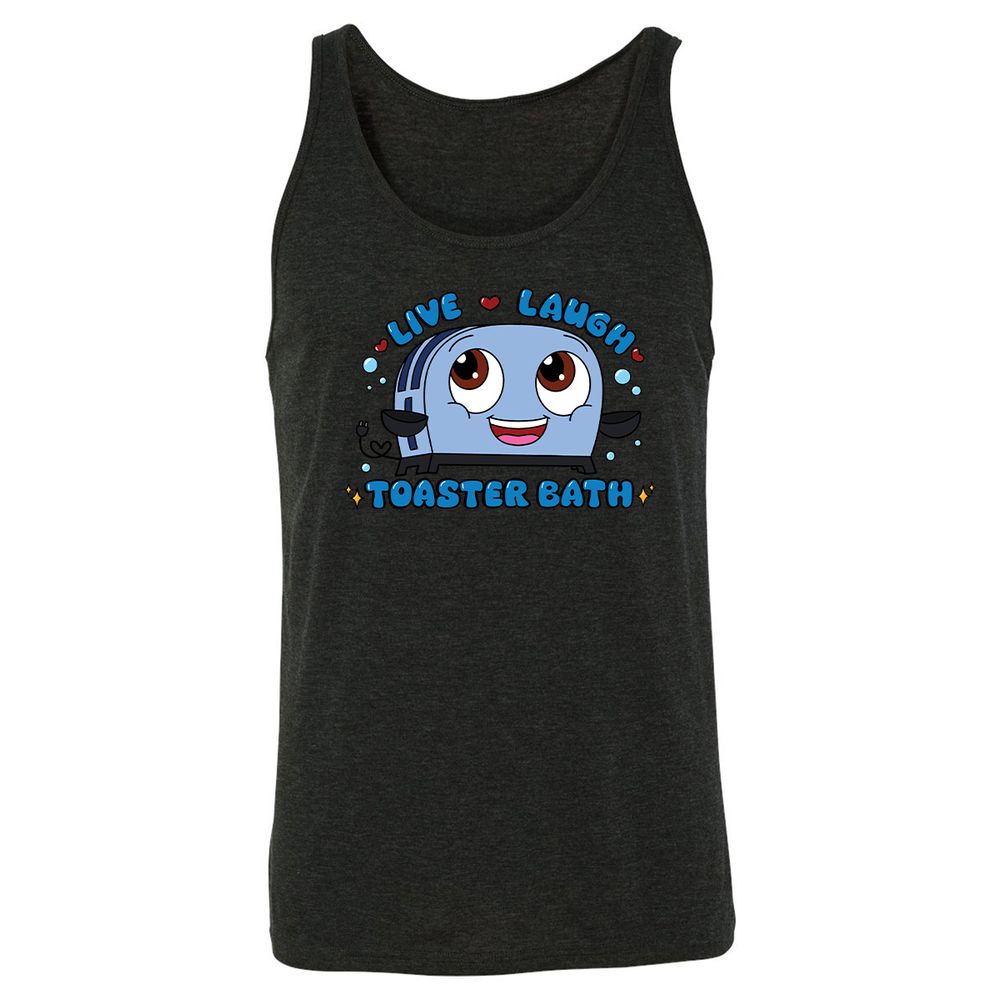 Unisex Jersey Tank - 2KXG93RL - Charcoal Black Triblend - 5