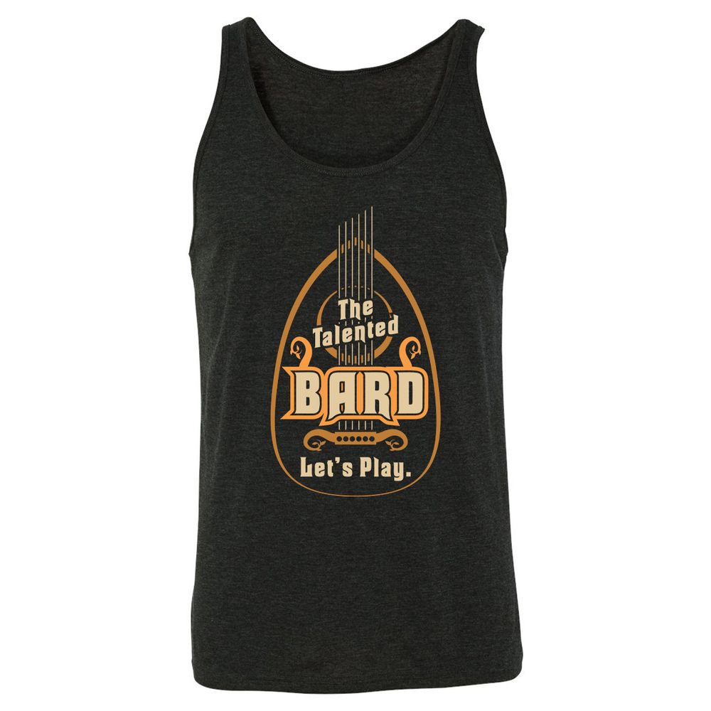Unisex Jersey Tank - 7FG3SC7P - Charcoal Black Triblend - 5