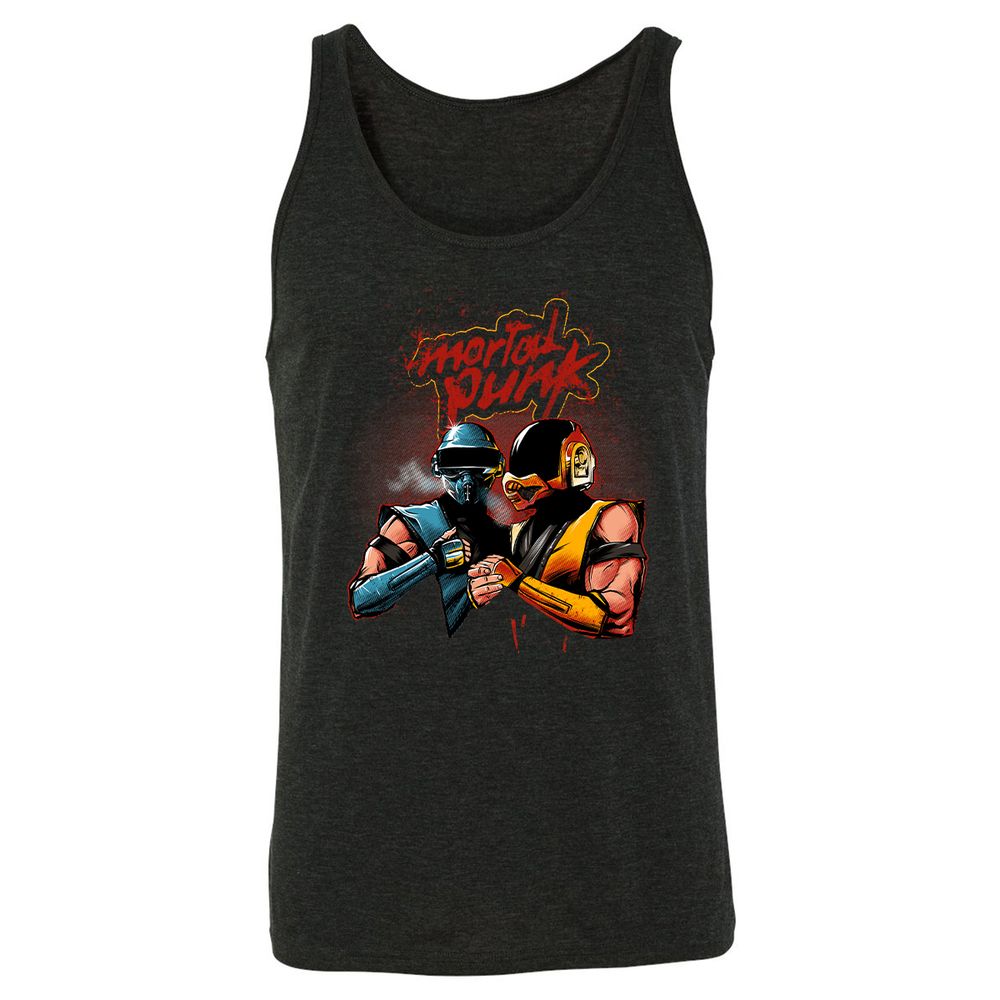 Unisex Jersey Tank - 298JBJ7S - Charcoal Black Triblend - 5