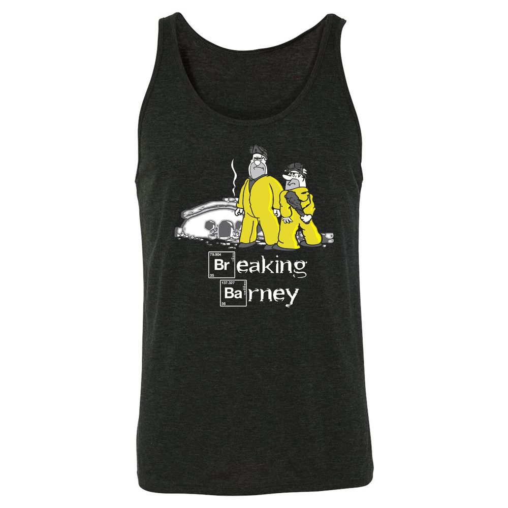 Unisex Jersey Tank - 59MJ868H - Charcoal Black Triblend - 5