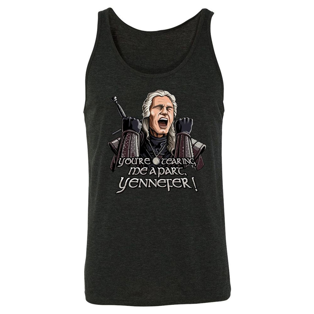 Unisex Jersey Tank - DC1UTBUL - Charcoal Black Triblend - 5
