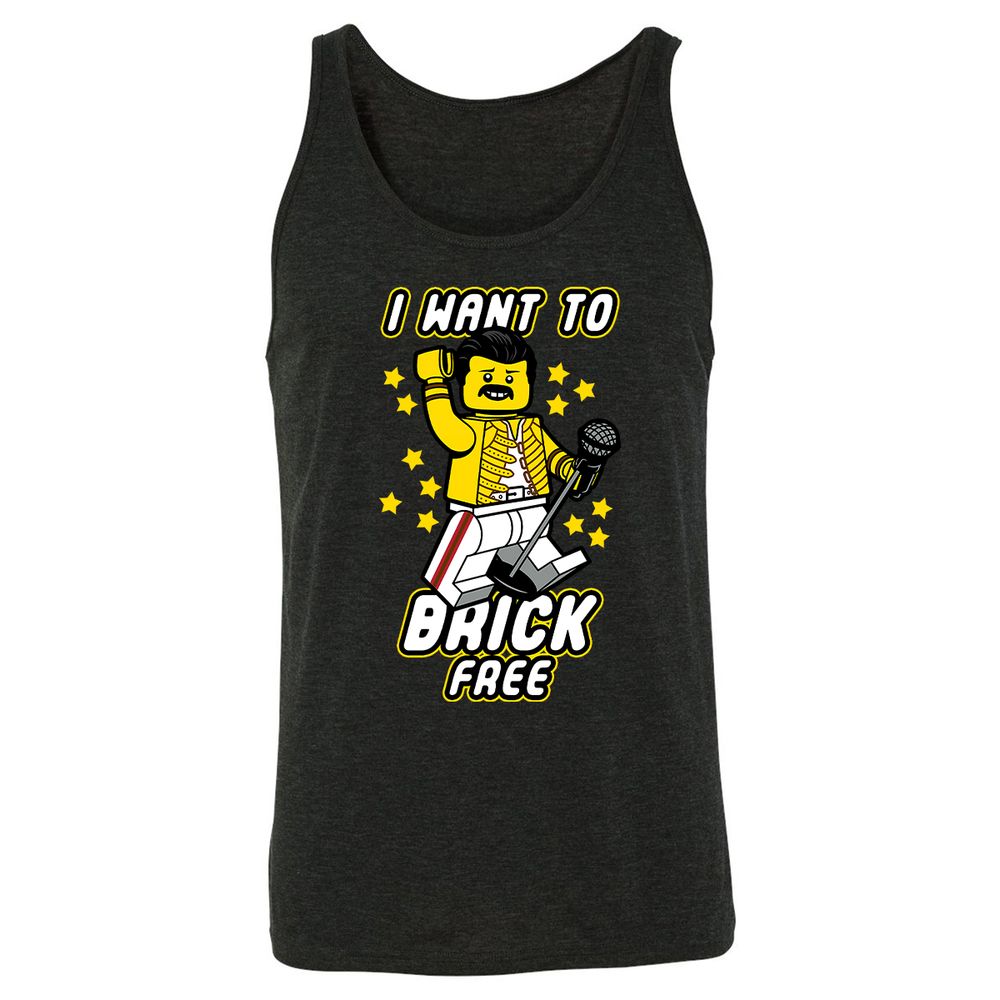 Unisex Jersey Tank - X1UXD475 - Charcoal Black Triblend - 5